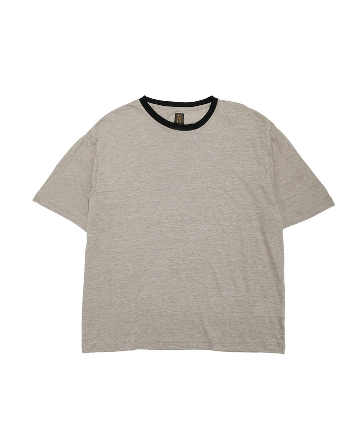 lost & found Batoner Batoner Normandy Linen T-Shirt Natural/Black