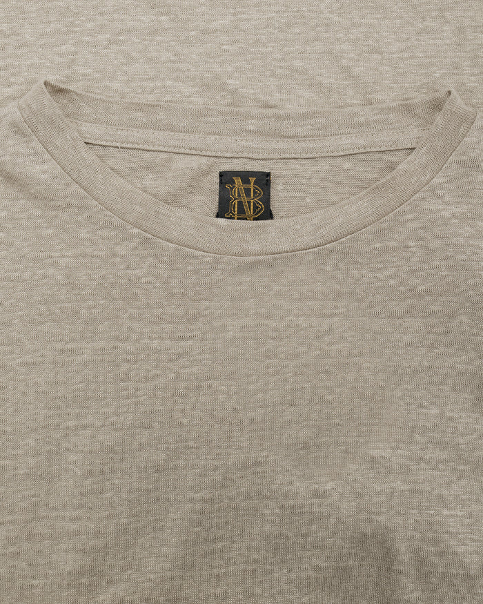 lost & found Batoner Batoner Normandy Linen T-Shirt Taupe