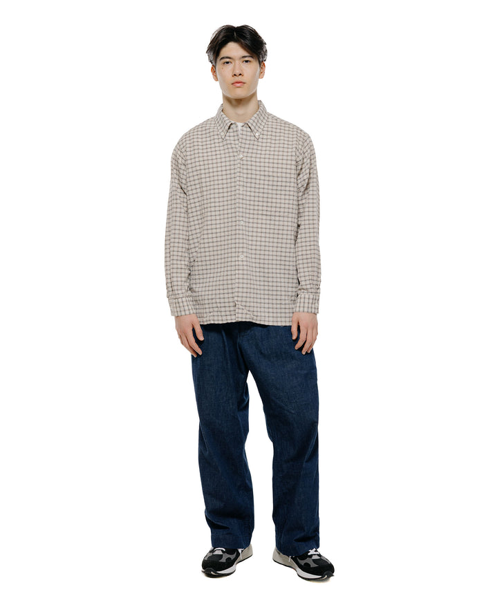 lost & found Beams Plus Beams Plus Open B.D. Sucker Plaid Navy