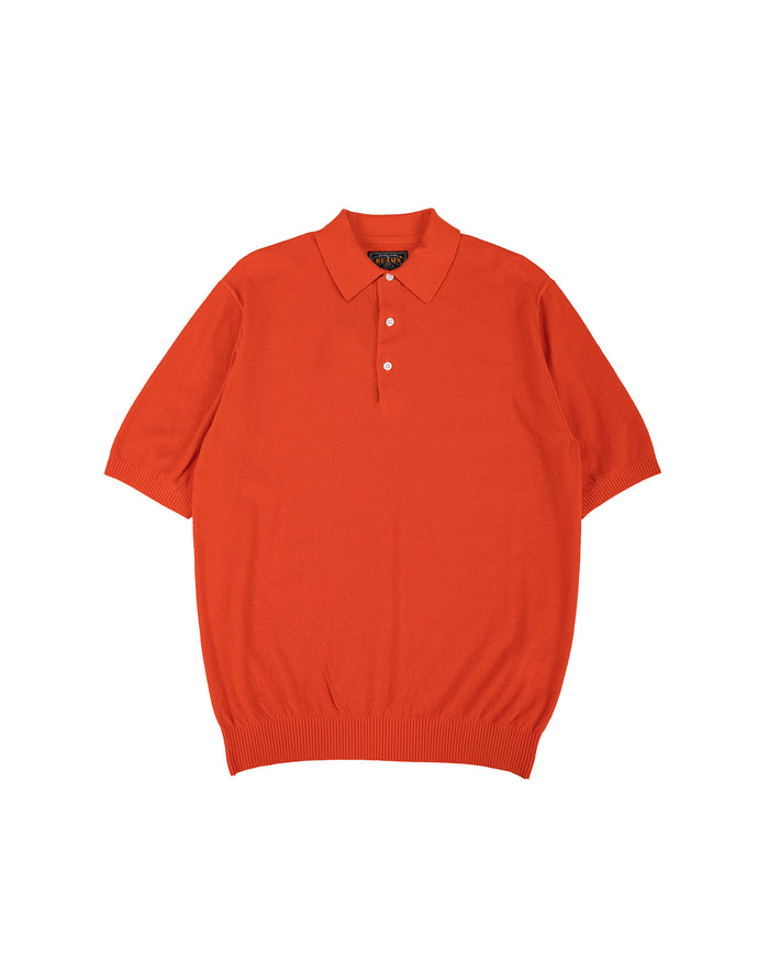 lost & found Beams Plus Beams Plus Pique Polo 14G Red