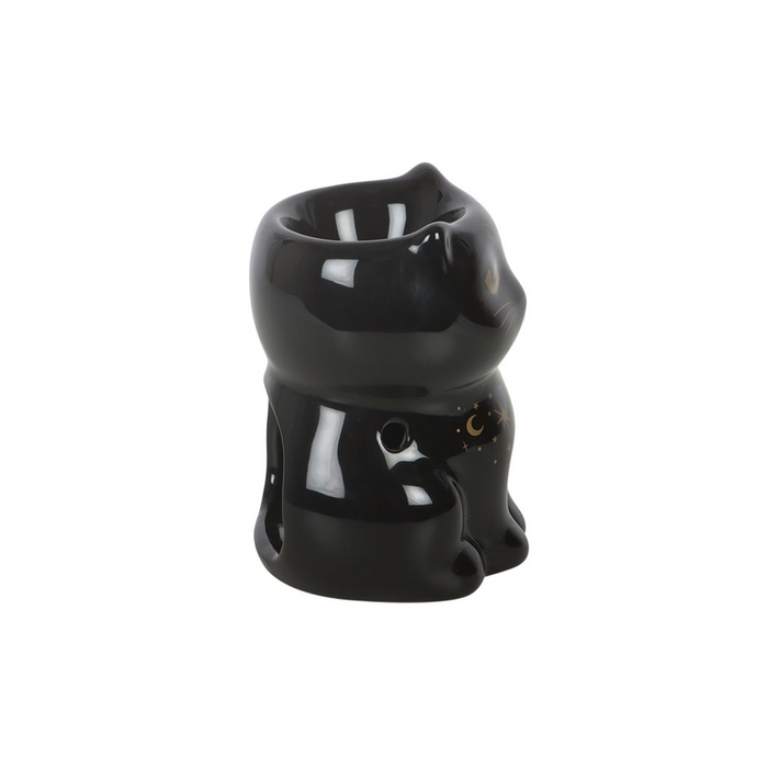 Black Cat Magick Oil Burner 🇬🇧