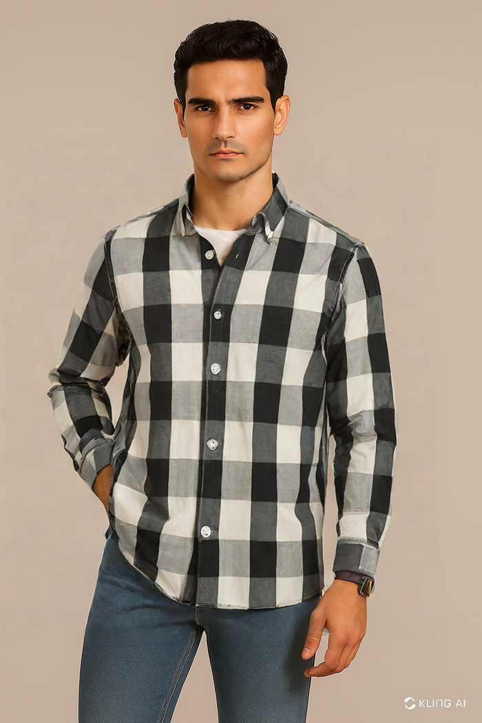Black N' Skin Box Check Shirt