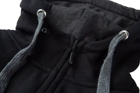 Black Zip Hoodie