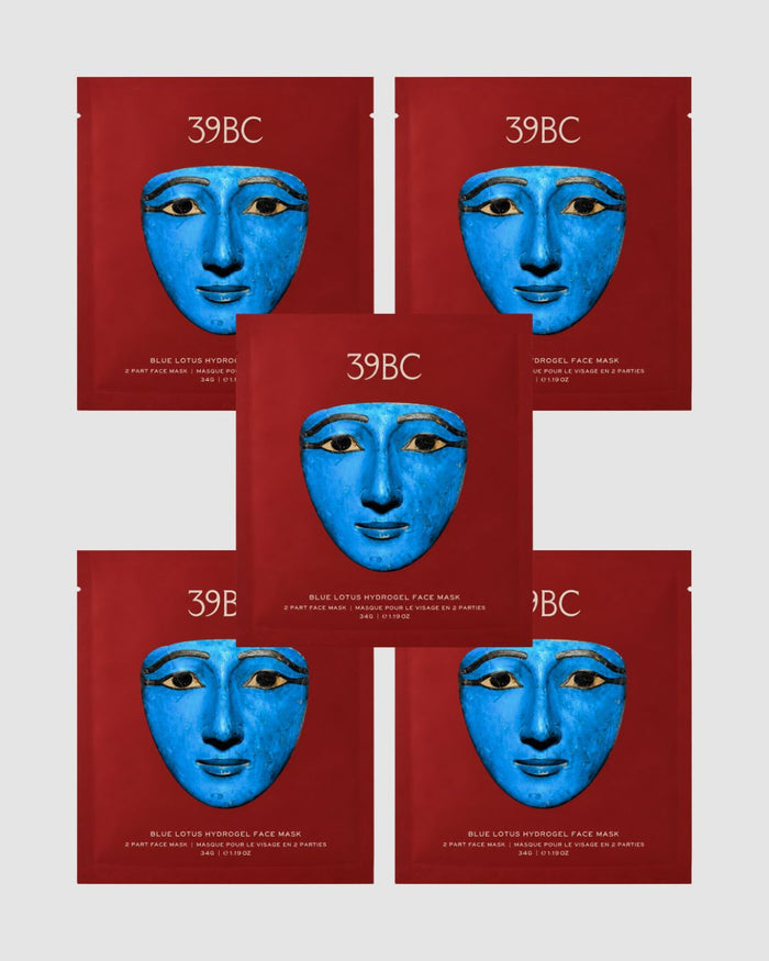 BLUE LOTUS Hydrogel Face Mask — 5 Pack