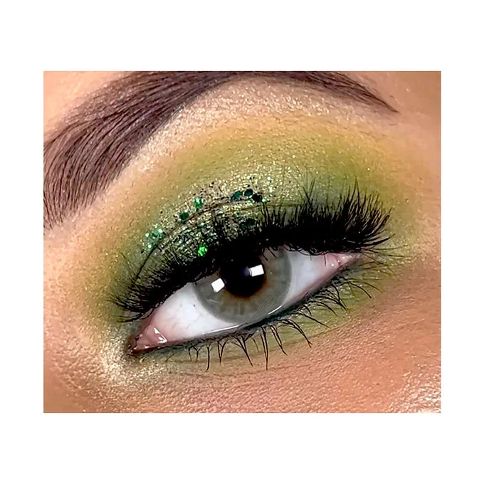 BOBI Glitter Gel Eyeshadow Duo Chrome Eye Makeup Loose Silky Texture Professional With Hydrating Formula Shimmery Finish Cruelty Free | Long Lasting | Easy To Use - Green Blue Duo (10gm)
