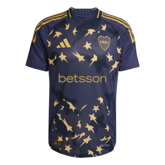 adidas Boca Juniors 24/25 Authentic Third Jersey (Grey/Gold) | SoccerWearhouse