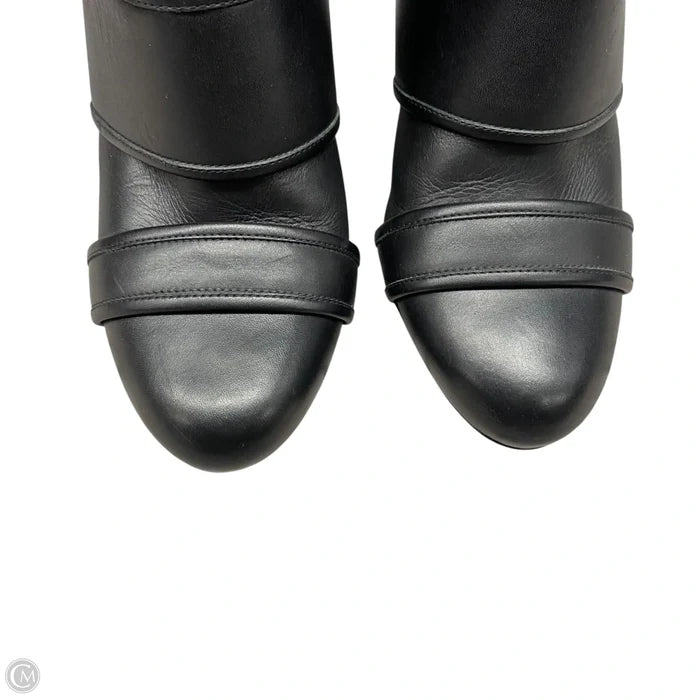Boots Luxury Designer By Lanvin In Black, Size: 7