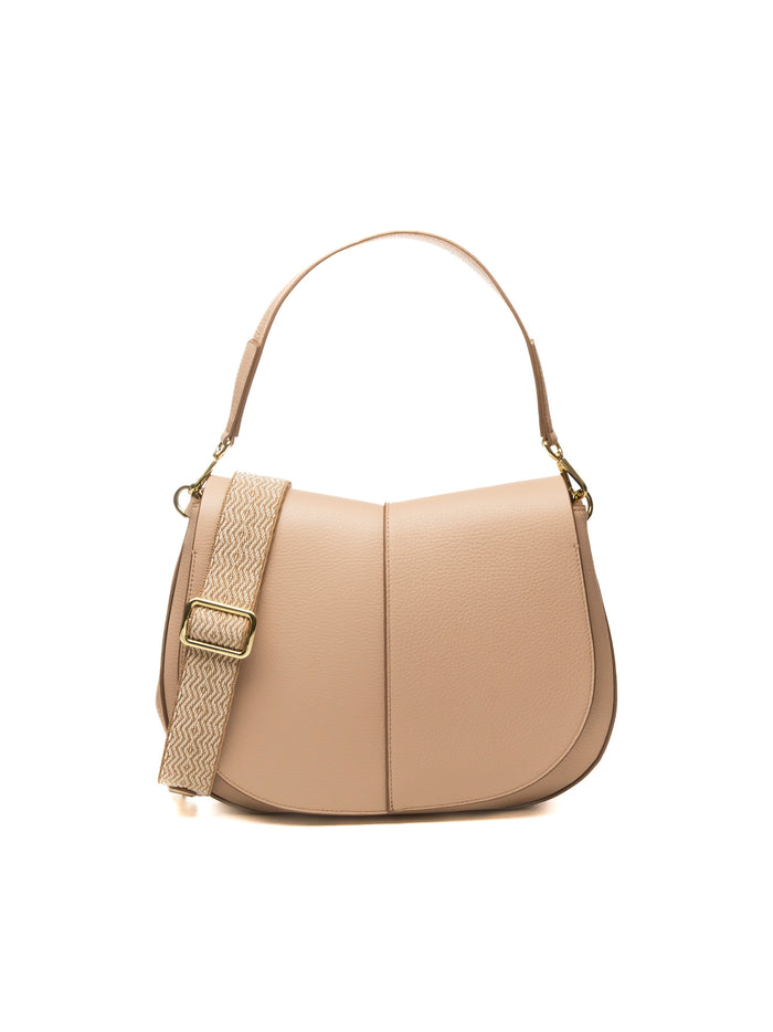 GIANNI CHIARINI borsa a spalla helena round rosa 6037 HELENA ROUND-14363