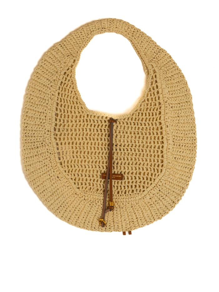 GIANNI CHIARINI borsa a spalla nefeli beige 11954 NEFELI-850