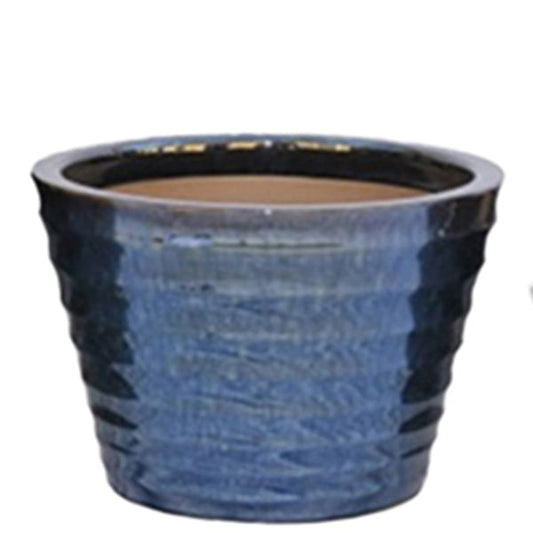 Breton Low Planter Set/3 Blue