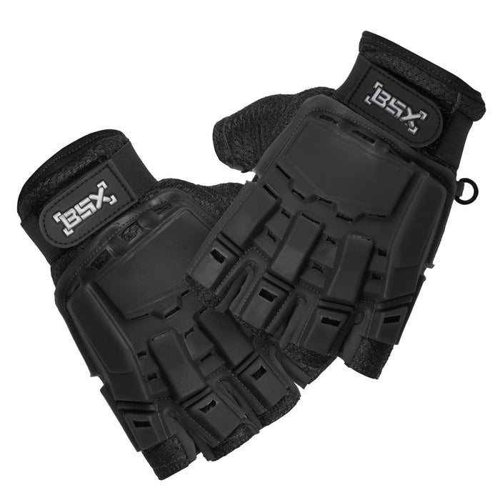 BSX - Half Finger Glove - Black