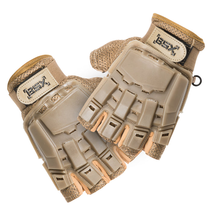 BSX - Half Finger Glove - Tan