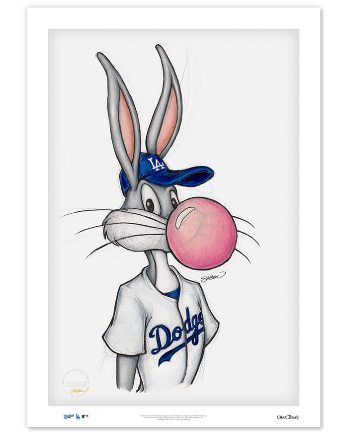 Bubblegum Bugs x MLB Dodgers Art Print