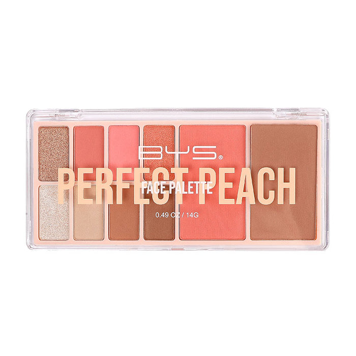 BYS Paleta de ojos y rostro 10 piezas - Perfect Peach