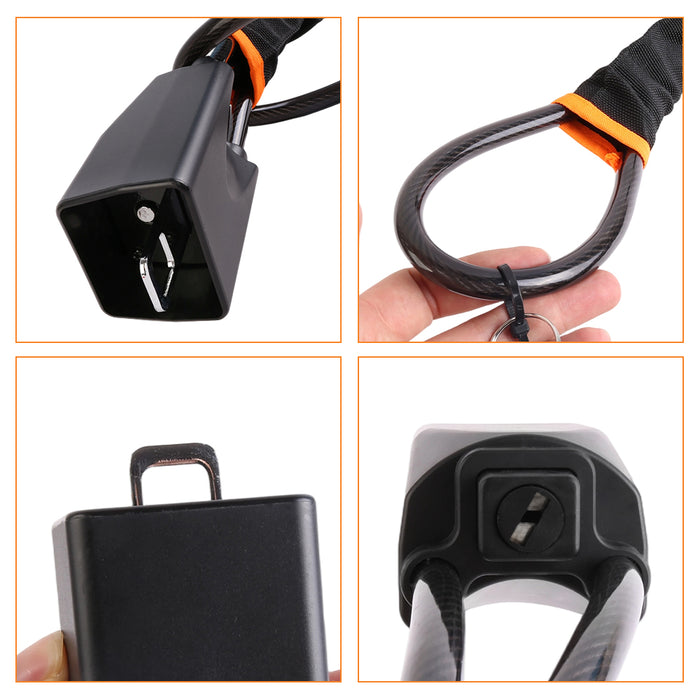 Car Steering Wheel Lock With 3 Keys Anti Theft Device Seat Belt Lock Steering Wheel Lock 🇬🇧