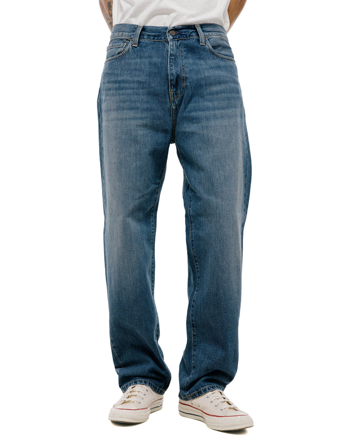 lost & found Carhartt Work In Progress Carhartt W.I.P. Aaron Pant Blue Dark Used Wash