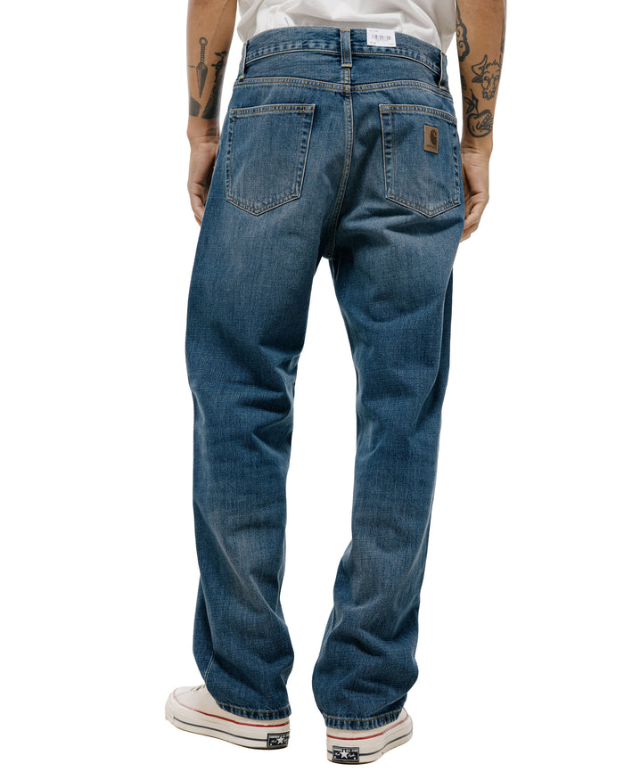 lost & found Carhartt Work In Progress Carhartt W.I.P. Aaron Pant Blue Dark Used Wash