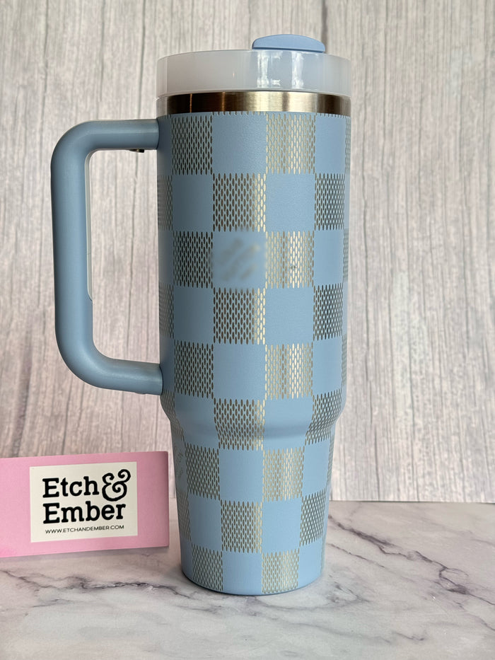 Checkers Engraved Stanley 30oz- Ready to Ship-