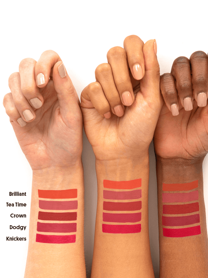Brilliant -- blush product on white background
