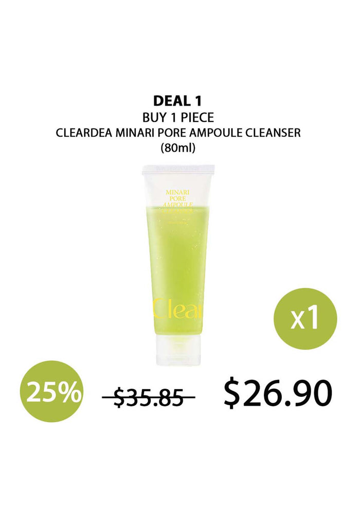 (BUY 1) CLEARDEA MINARI AMPOULE CLEANSER