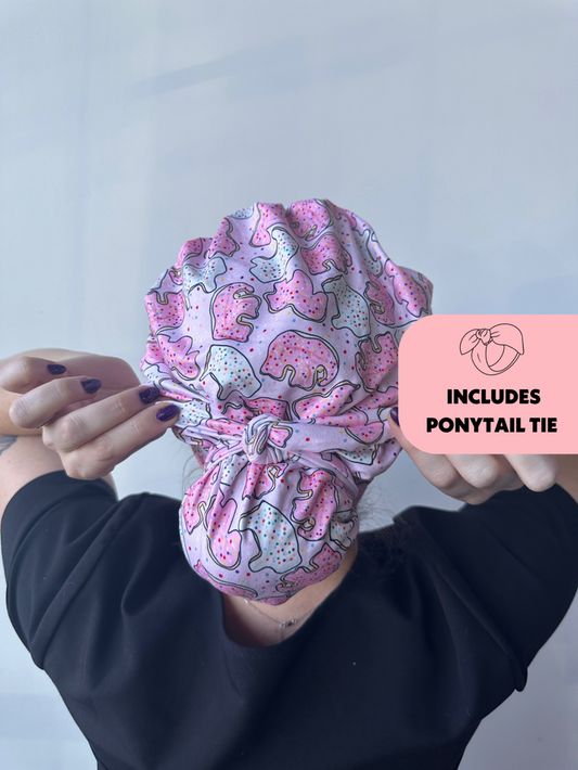 CloudCaps Scrub Cap | Animal Cookies