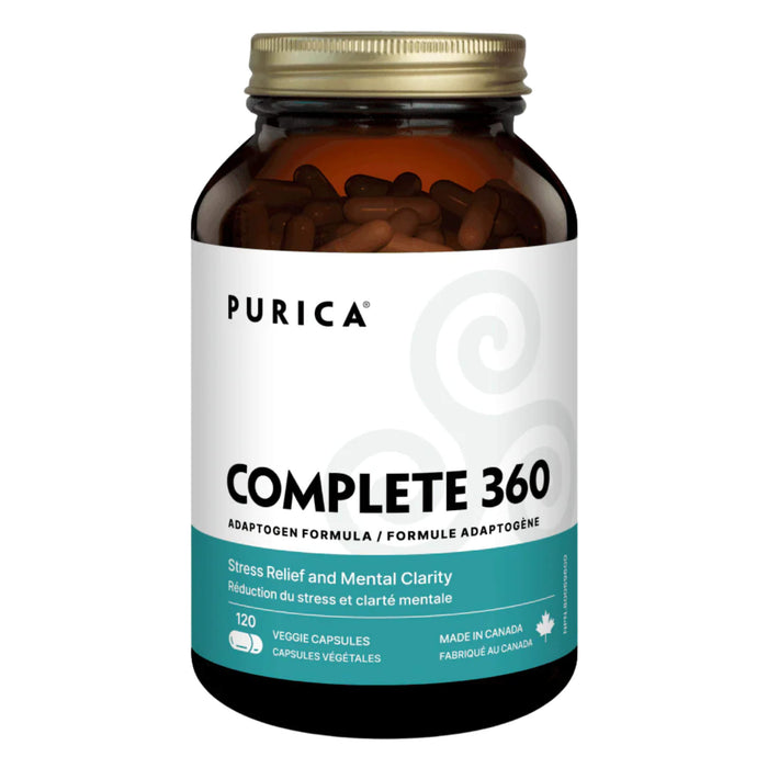 Bottle of Purica Complete 360 - 120 Veggie Capsules