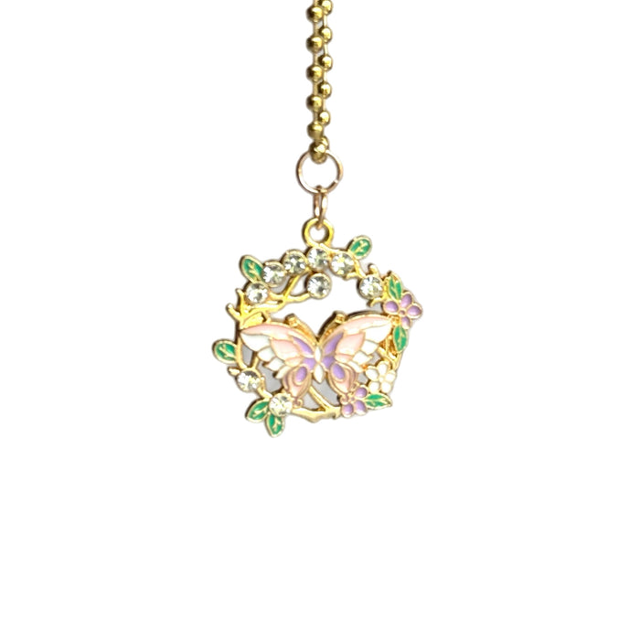 Coquette Butterfy Charm - Tumbler Handle Charm