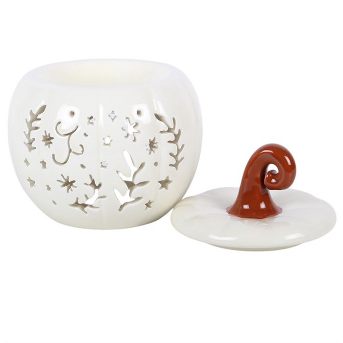 Cream Folk Pumpkin Oil Burner and Wax Warmer 🇬🇧