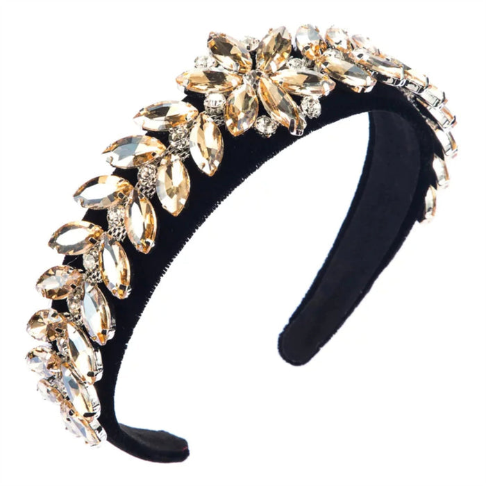 Crystal Rhinestone Headband - ikatehouse
