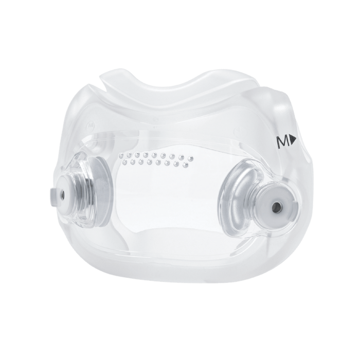 medium dreamwear full face cushion front quarter view