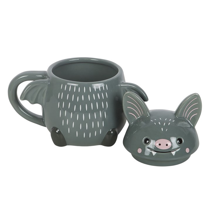 Cute Bat Lidded Mug 🇬🇧