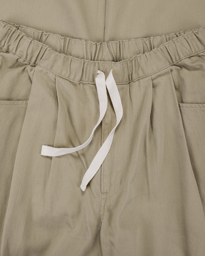 lost & found Danton Danton Loose Chino Cloth Tuck Pants Beige