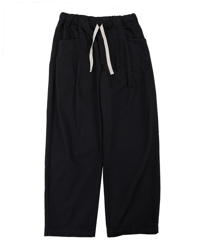 lost & found Danton Danton Loose Chino Cloth Tuck Pants Black