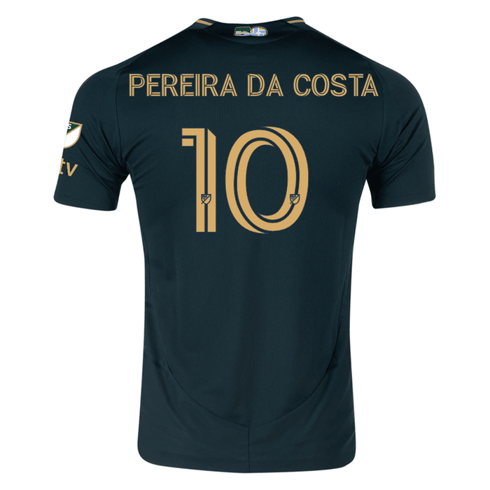 adidas David Da Costa Portland Timbers Authentic Home Jersey w/ MLS & Apple Patch 25/26 (Green/Gold) | SoccerWearhouse