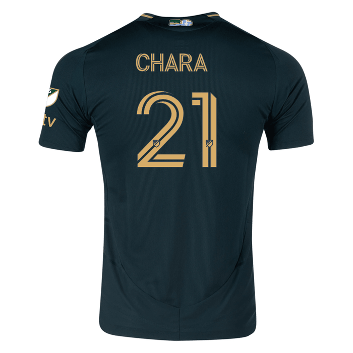 adidas Diego Chara Portland Timbers Authentic Home Jersey w/ MLS & Apple Patch 25/26 (Green/Gold) | SoccerWearhouse