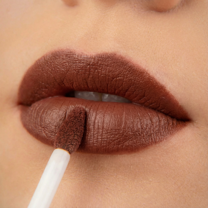 DIVINE MATTE LABIAL LÍQUIDO CREMOSO (01 Atardecer)