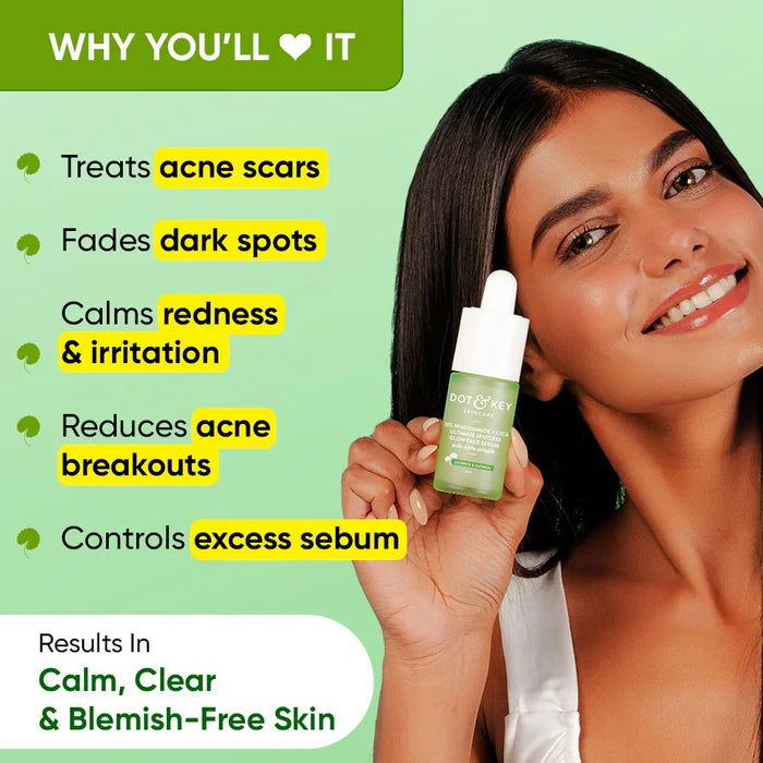 Dot and Key Cica + 10% Niacinamide Spot Reduction Face Serum 30ml