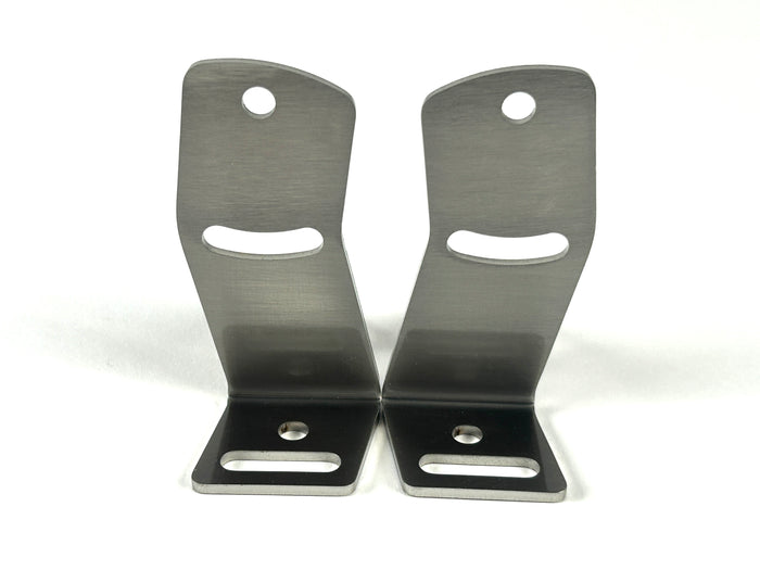 Double Row Light Bar - Stainless Steel Bracket (Pair)