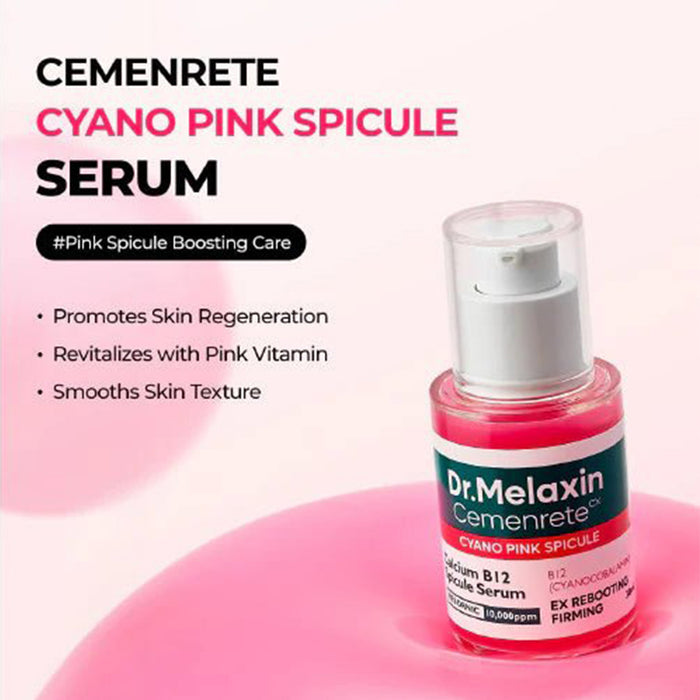 Dr. Melaxin Cemenrete Cyano Pink Spicule Serum 1.01oz/ 30ml