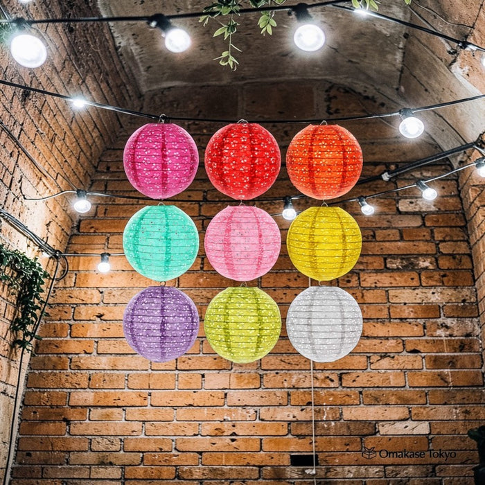 DUOLEIMI Paper Lanterns with LED