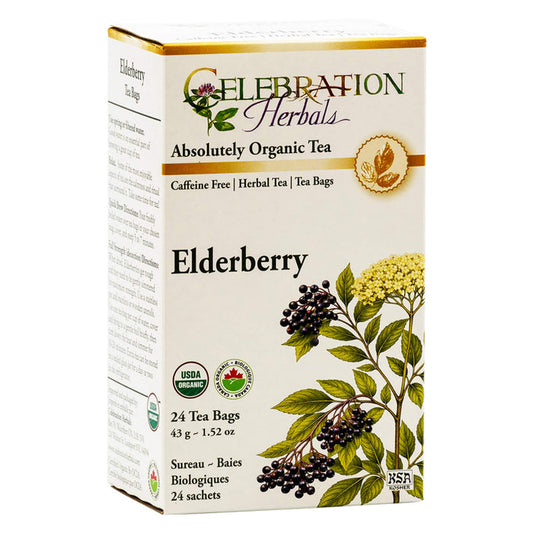 Box of Celebration Herbals Elderberry Tea - 24 Bags