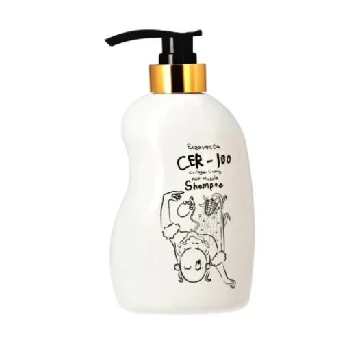 ELIZAVECCA cer 100 collagen coating hair a+ muscle shampoo شامبو الشعر بالكولاجين من ايليزافيكا