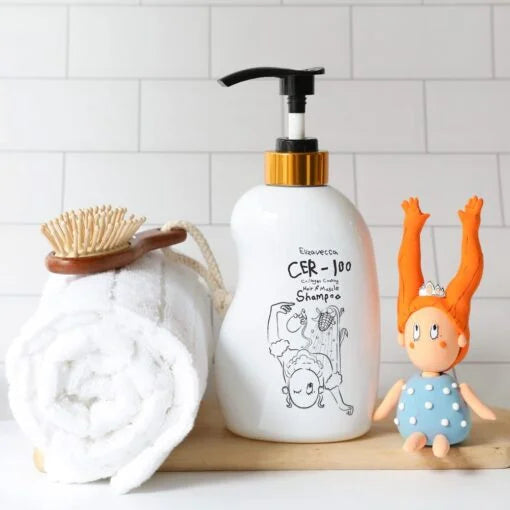 ELIZAVECCA cer 100 collagen coating hair a+ muscle shampoo شامبو الشعر بالكولاجين من ايليزافيكا