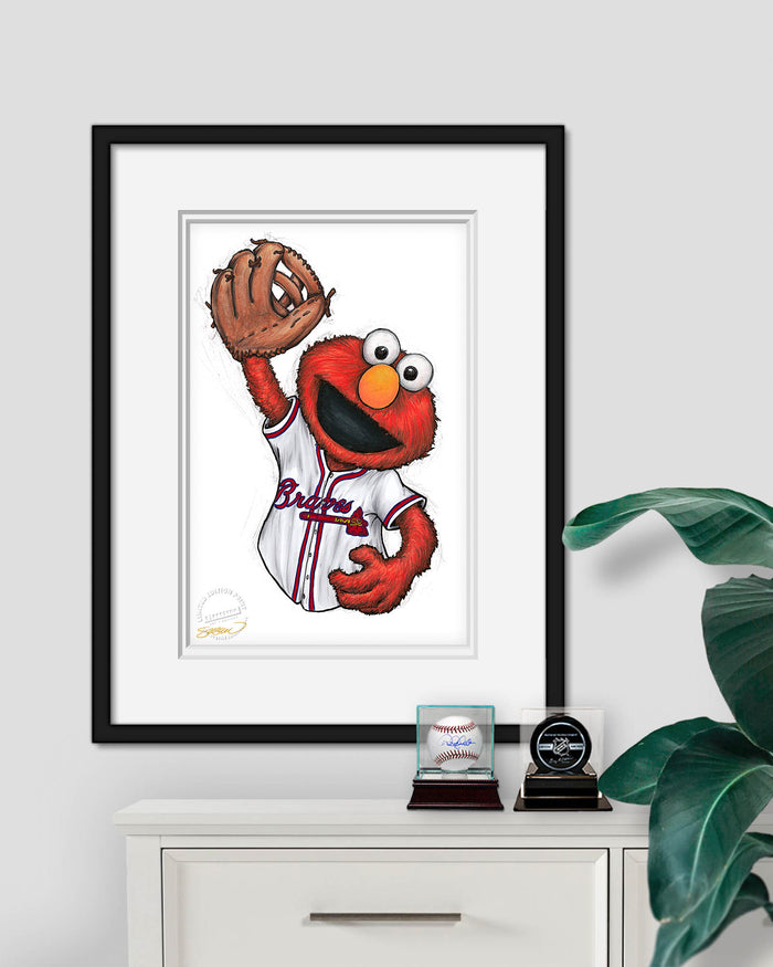 ELMO x MLB Braves Limited Edition Art Print
