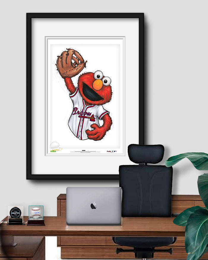 ELMO x MLB Braves Limited Edition Art Print