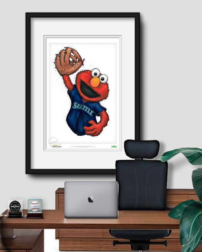 ELMO x MLB Mariners Limited Edition Art Print