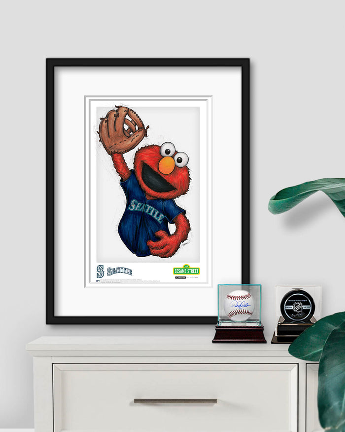 ELMO x MLB Mariners Limited Edition Art Print