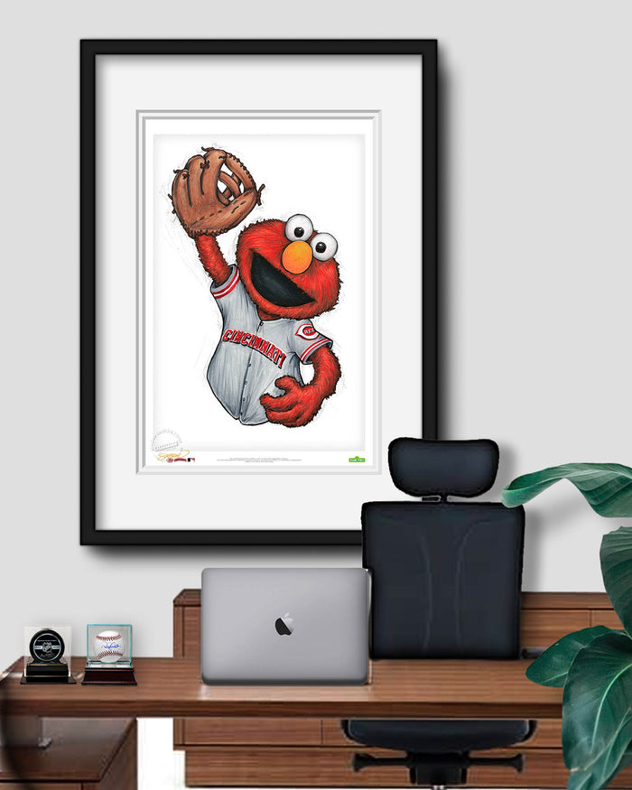 ELMO x MLB Reds Limited Edition Art Print