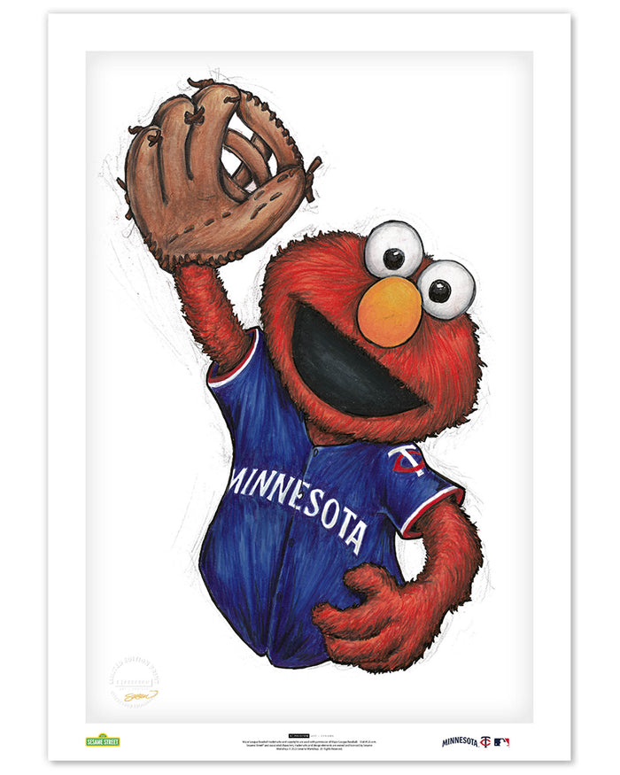 ELMO x MLB Twins Limited Edition Art Print
