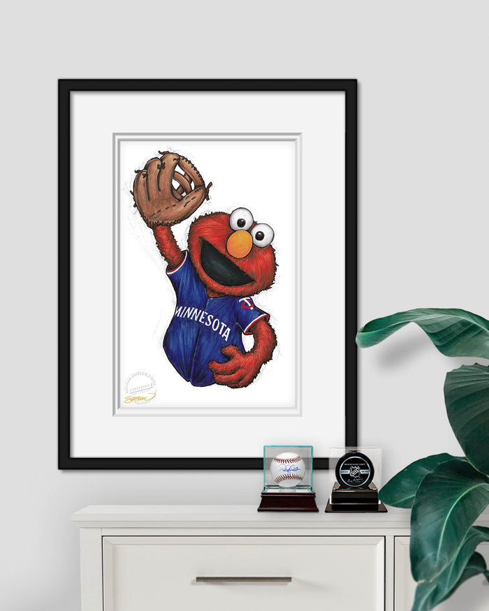 ELMO x MLB Twins Limited Edition Art Print